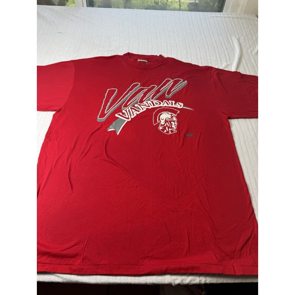 Vintage Idaho Vandals Shirt Red Oak XL Red NCAA College T-Shirt Single Stitch